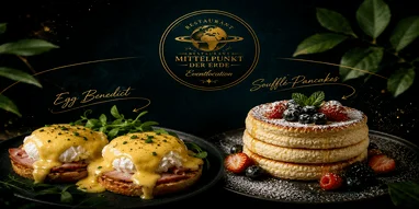 Frühstück im Restaurant Mittelpunkt der Erde
